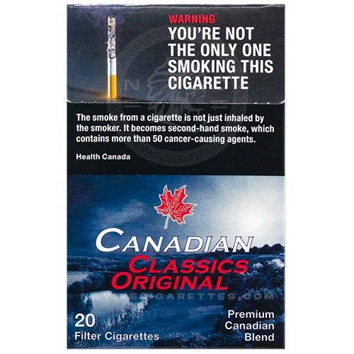 Canadian Classics Original Cigarettes pack available to buy online in Canada