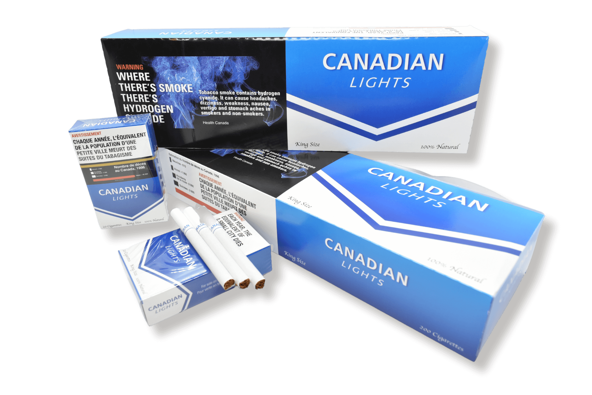 Canadian Lights Cigarettes Native Smokes packs and cartons bulk options Canada