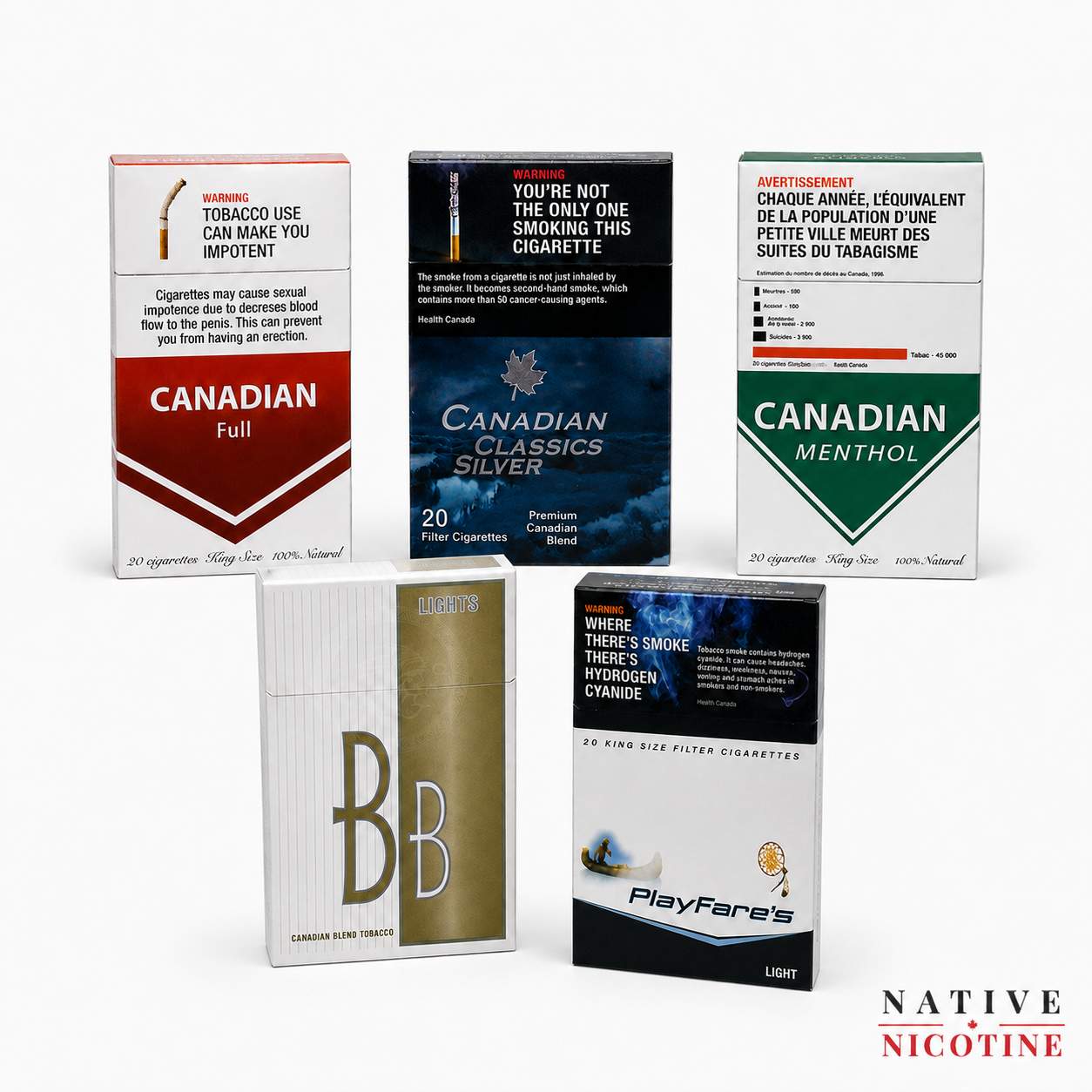5 Pack Mix & Match Bundle 2 5 Pack Cigarette Mix Match Bundle Native Nicotine B