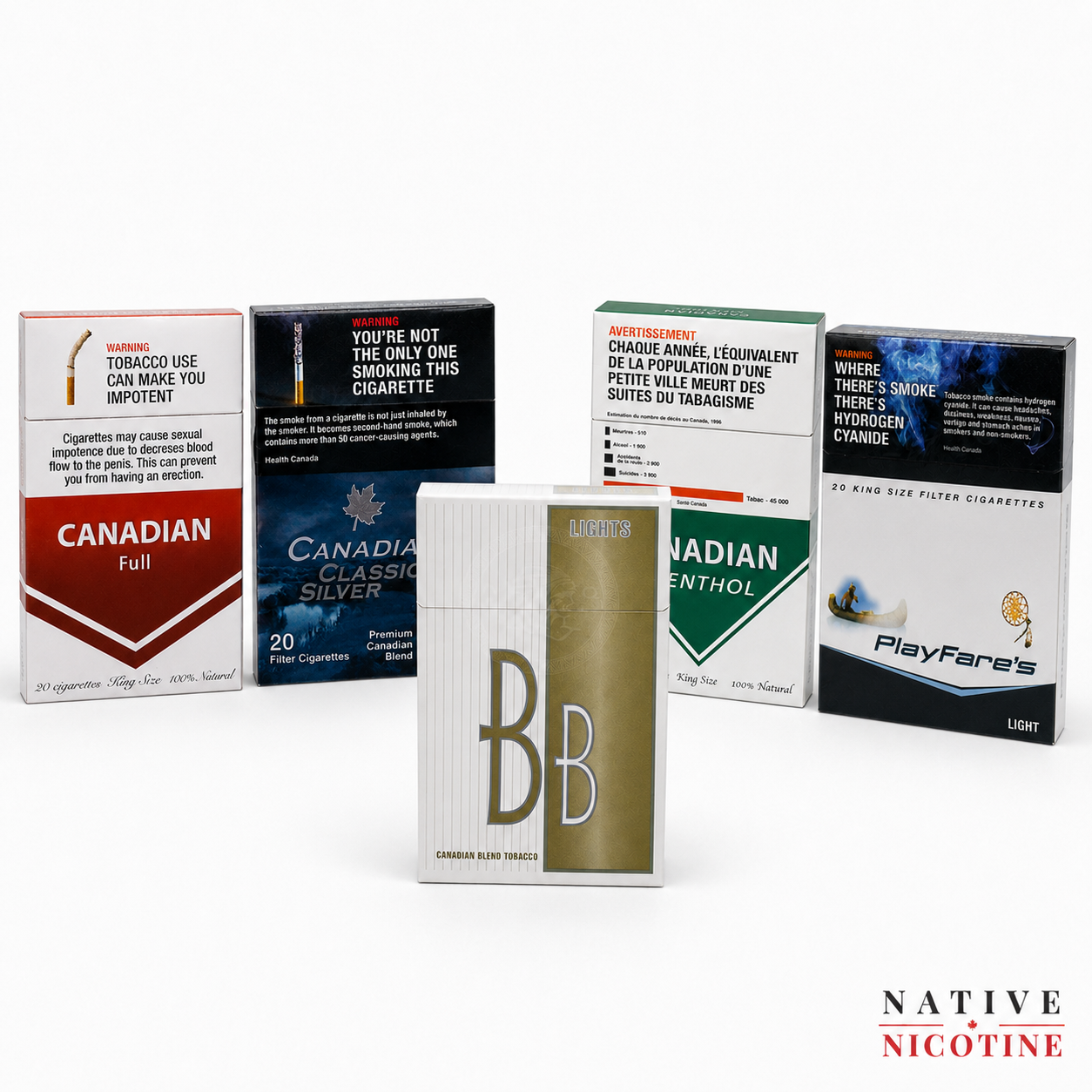 5 Pack Mix & Match Bundle 4 5 Pack Cigarette Mix Match Bundle Native Nicotine C