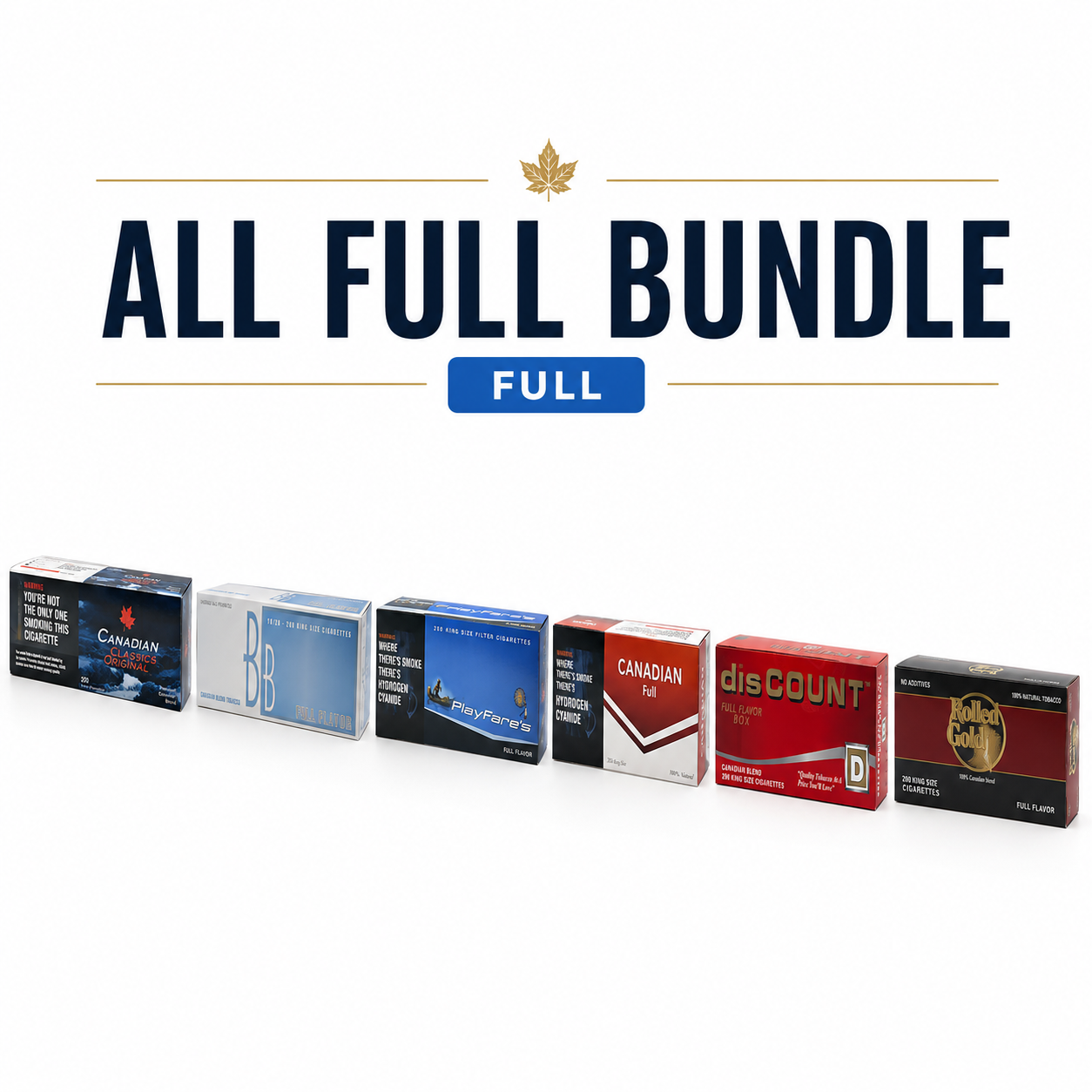 All Full Flavour Cigarettes Bundle (6 Cartons) 1 All Full Flavour Cigarettes Bundle