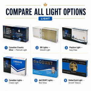 All LIGHT Cigarettes Bundle Compare All