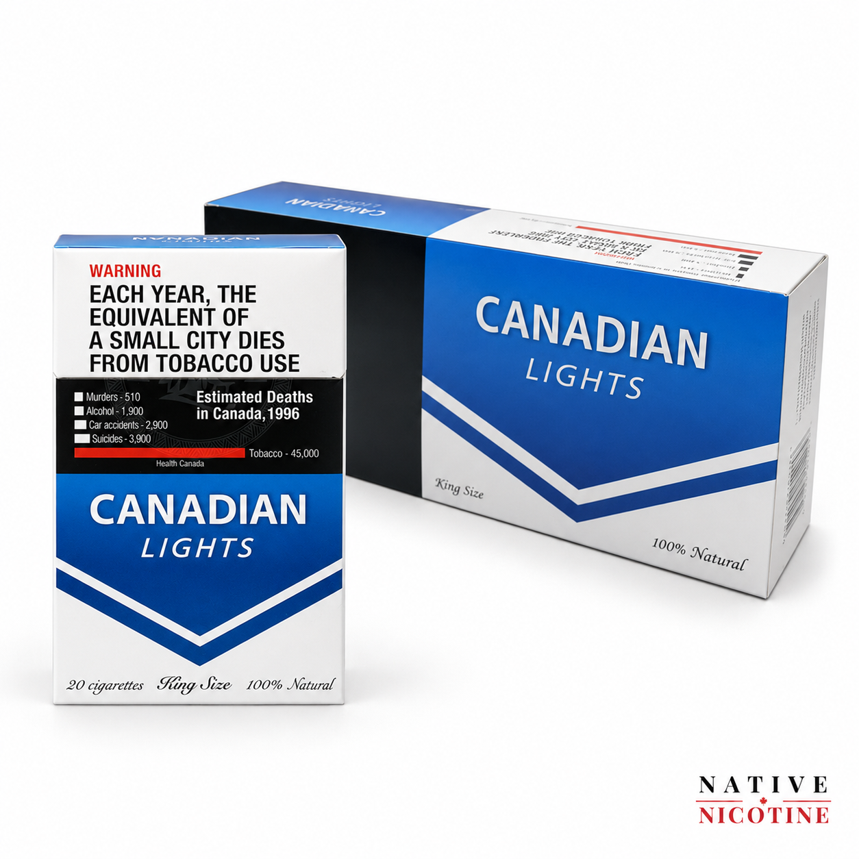 Canadian Lights Cigarettes 1 Canadian Lights Cigarettes Native Nicotine