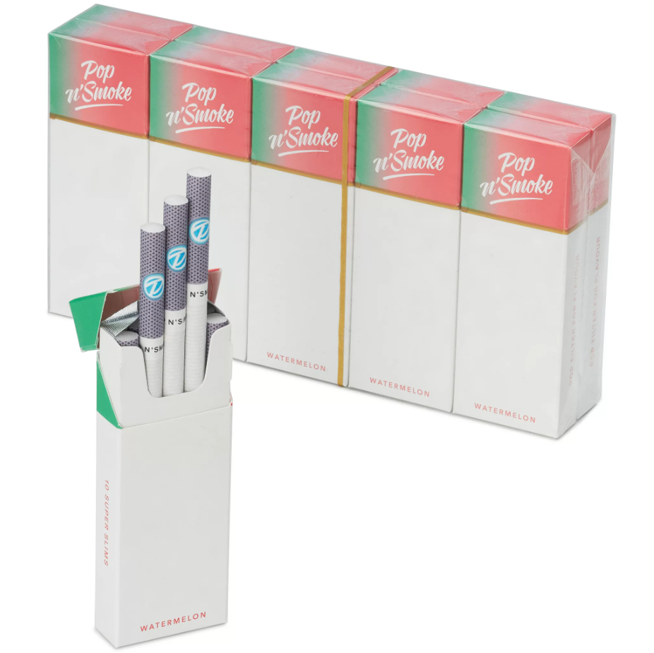 Pop N’ Smoke Watermelon Slim Cigarettes