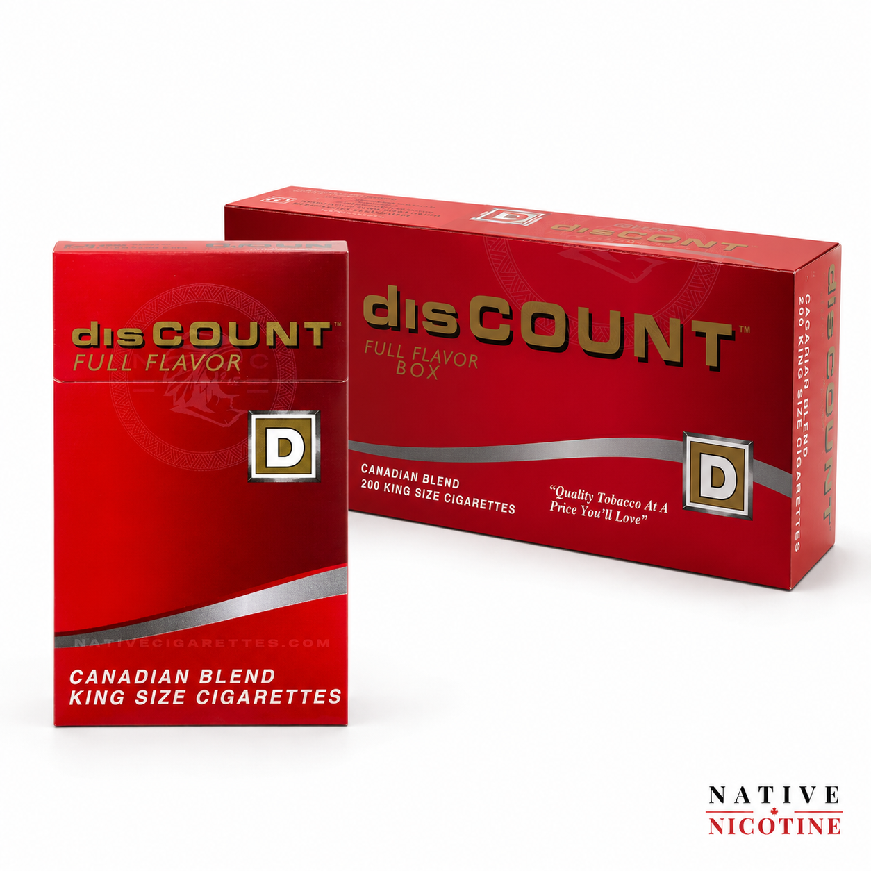 disCOUNT Full Cigarettes Native Nicotine
