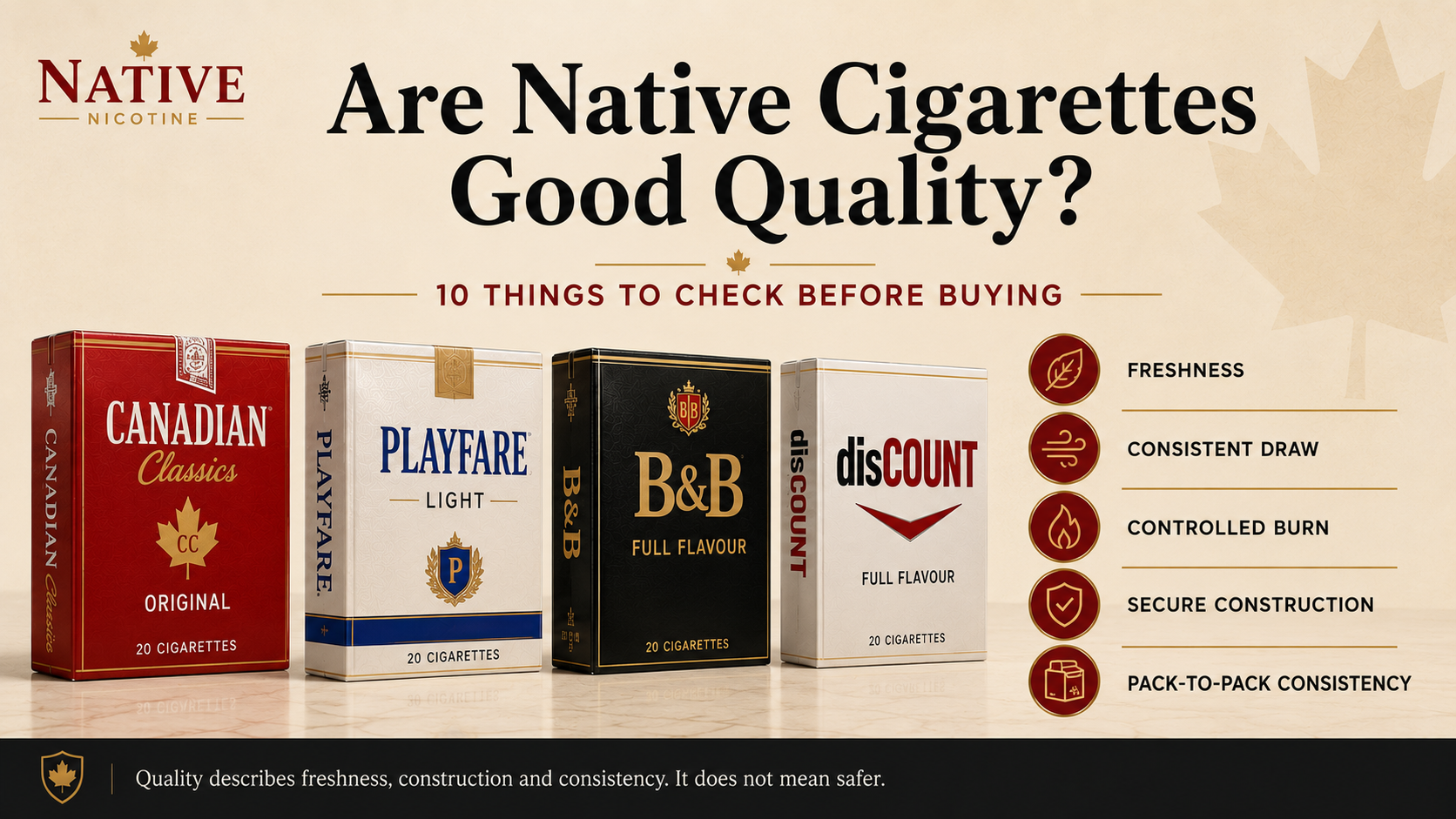 Are Native Cigarettes Good Quality