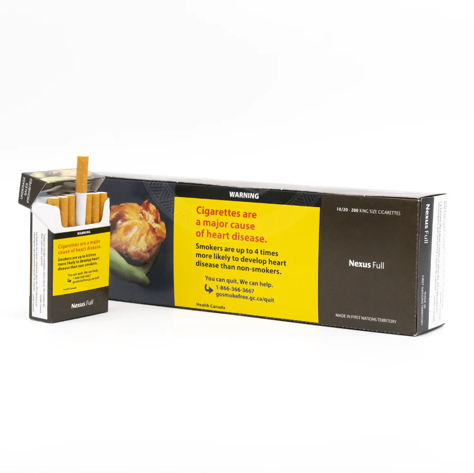Nexus Full Flavour Cigarettes 6 Nexus Full Flavour Cigarettes Pack Carton Smokes Open