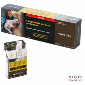Nexus Light Cigarettes Pack Carton Smokes Open Main