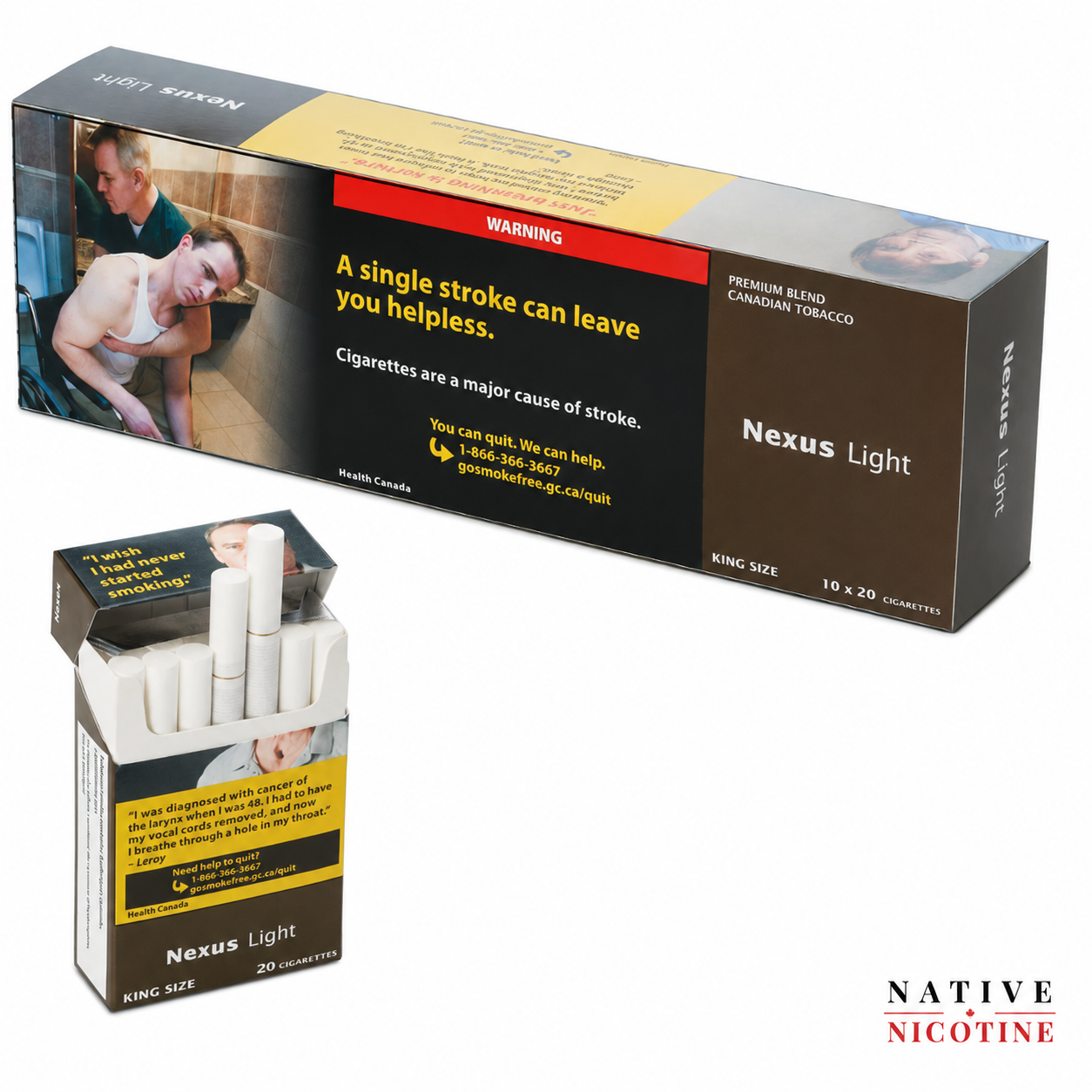 Nexus Light Cigarettes 1 Nexus Light Cigarettes Pack Carton Smokes Open Main