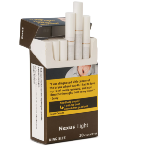 Nexus Light Cigarettes Pack Open