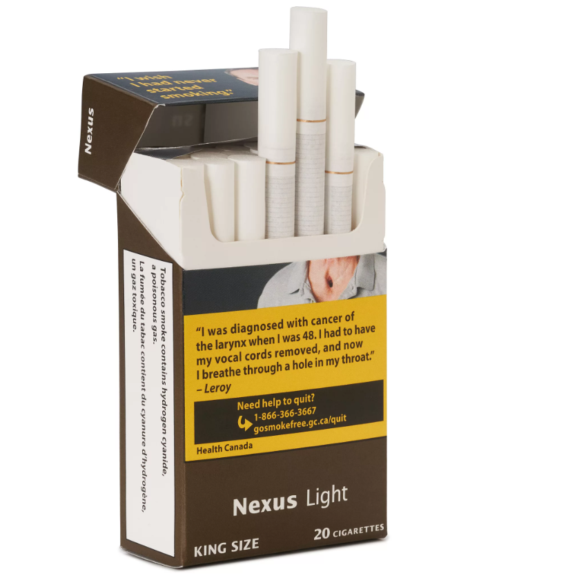 Nexus Light Cigarettes 2 Nexus Light Cigarettes Pack Open