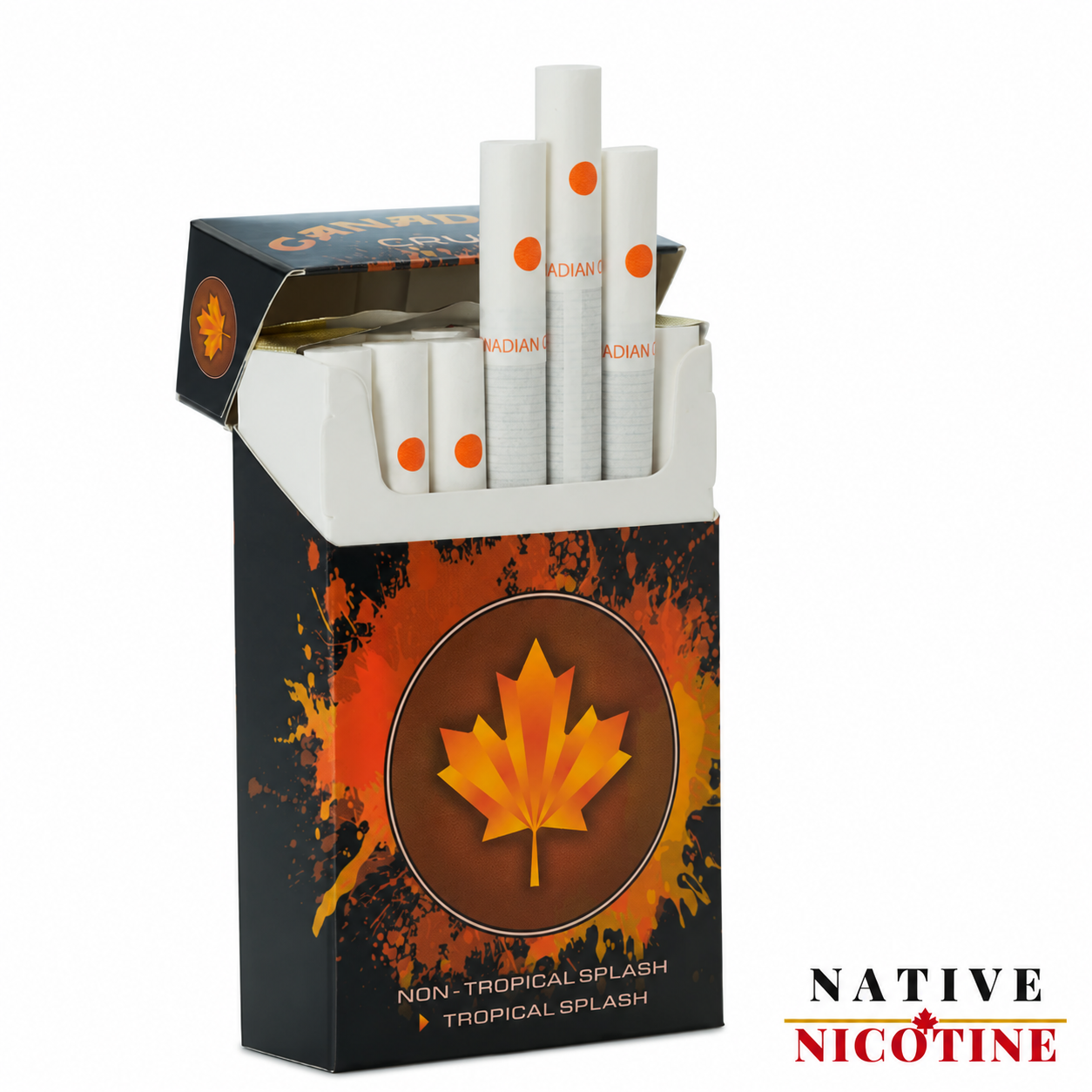 Canadian Crush Tropical Splash Cigarettes 2 Canadian Crush Cigarettes Tropical Splash Smokes Pop Pack
